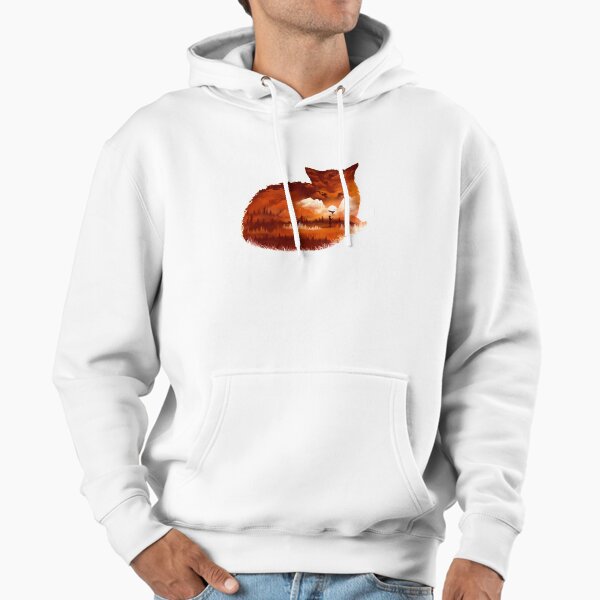 The Girl in the Red Forest Hoodie