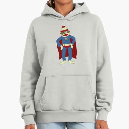 Sock Monkey Superhero Hoodie