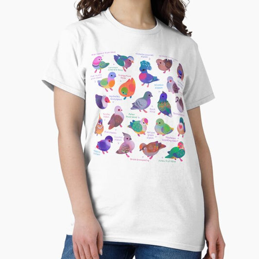 Wild pigeon -bright, name T-Shirt