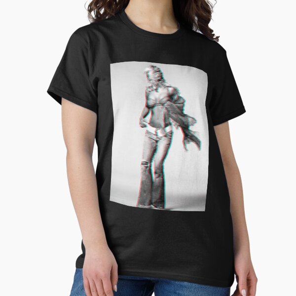 Britney Era Black and White Blur T-Shirt