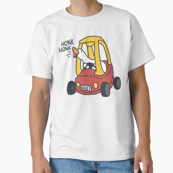 Silly Goose Car Red T-Shirt