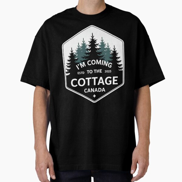 I'm Coming to The Cottage Retro Vintage Camping Fun T-Shirt