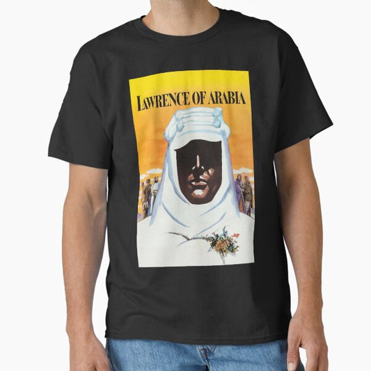 Lawrence of Arabia 1962 Poster | Classic Movie Print | Vintage Film Wall Art T-Shirt