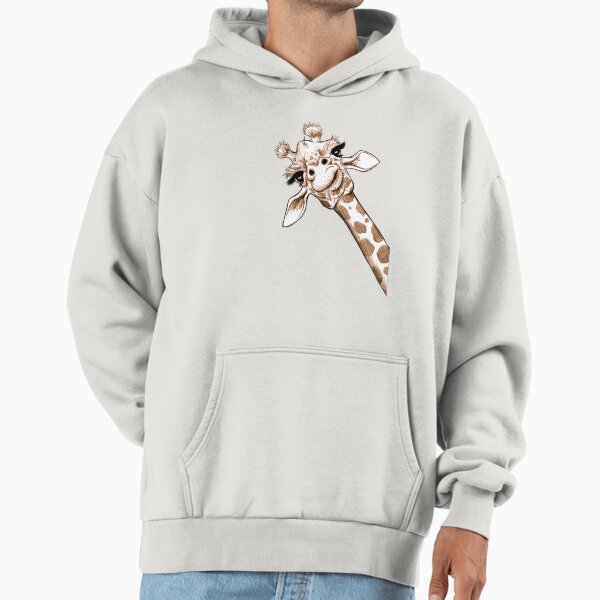 Sketch Giraffe Art Hoodie