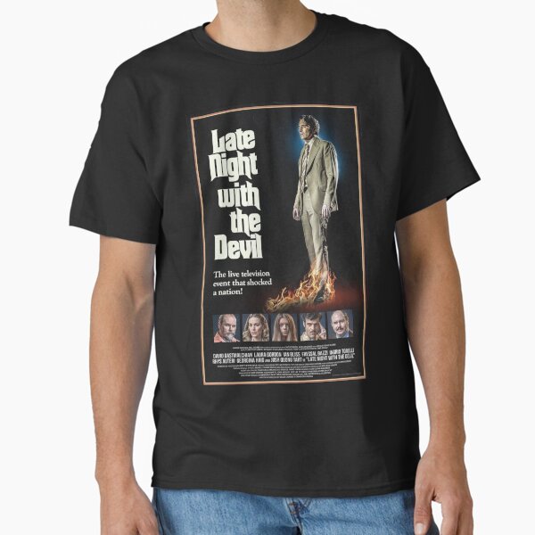 LATE NIGHT WITH THE DEVIL Official Poster T-Shirt