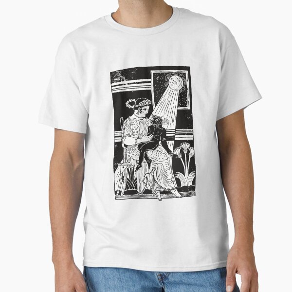 Pasiphae and the Infant Minotaur - Ancient Greek Vase Art Inspired Illustration T-Shirt