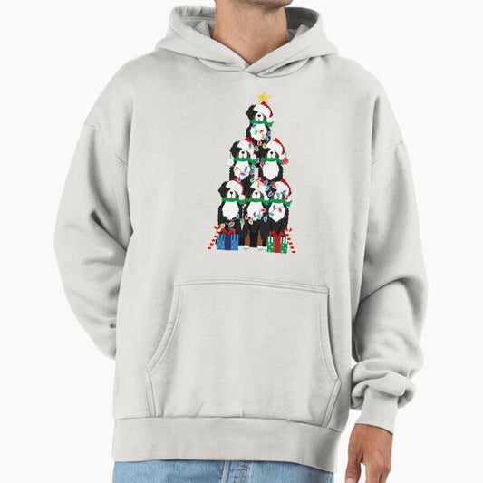Bernese Mt Dog Puppy Christmas Tree Hoodie
