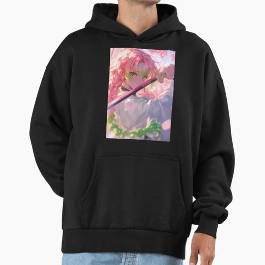 Demon Slayer Mitsuri Kanroji Kimetsu no Yaiba Anime Sword Cherry Blossom Hoodie