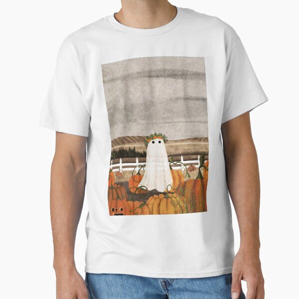 There's a Ghost in the Pumpkins Patch Again... T-Shirt