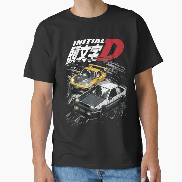 Mountain Drift Racing Initial D Tandems AE86 vs FD rx-7 T-Shirt