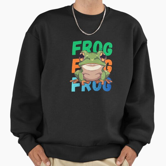 Funny animal.Frog Sweatshirt