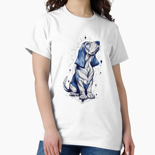Blue line bloodhound T-Shirt