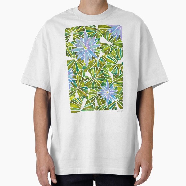 Water Lilies – Lavender & Green Palette T-Shirt