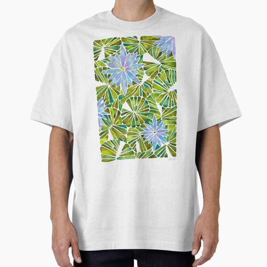 Water Lilies – Lavender & Green Palette T-Shirt