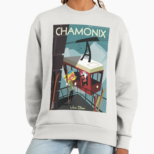 Chamonix poster Sweatshirt