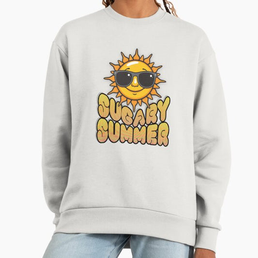 Cool Sun Shades Sugary Summer Vibes Sweatshirt