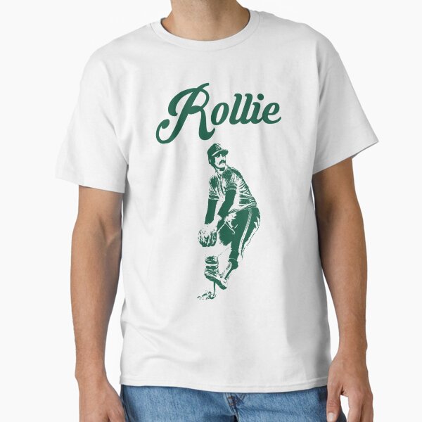 Rollie Fingers - Green Stencil T-Shirt