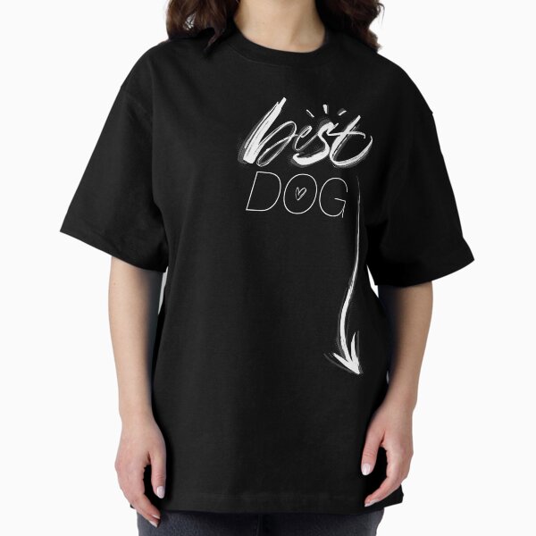 Best Dog Hand Lettering With Arrow Pointing to Heel Position T-Shirt