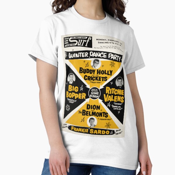 Buddy Holly - Winter Dance Party - Feb 3rd 1959 - The Day The Music Died T-Shirt