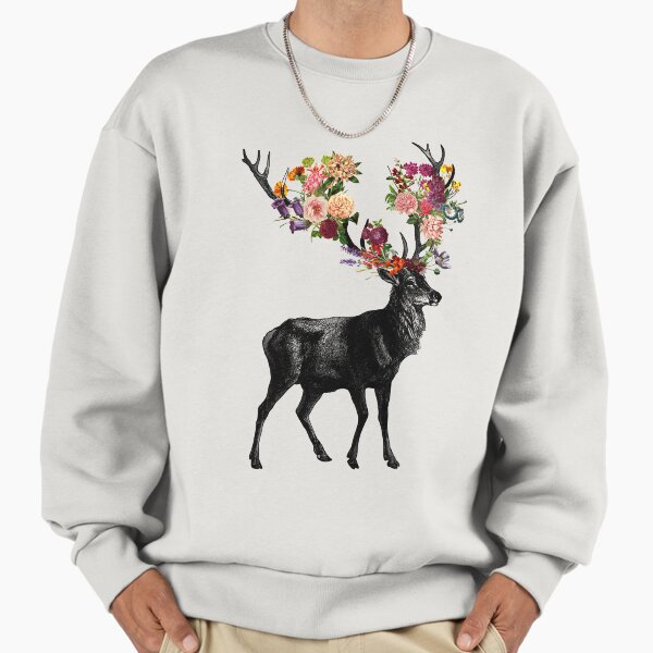 Spring Itself Deer Floral by Tobe Fonseca Sweatshirt