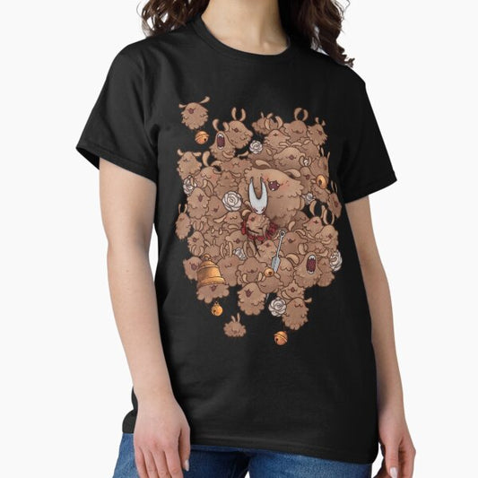 Hornet’s Rest | Hollow Knight Silksong Fleas Seamless Pattern T-Shirt