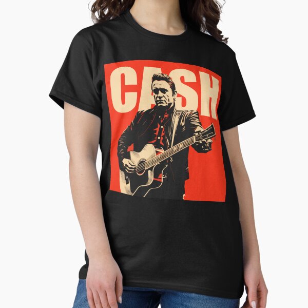 Johnny Cash Revival: Vintage Hatch Show Print Tribute T-Shirt