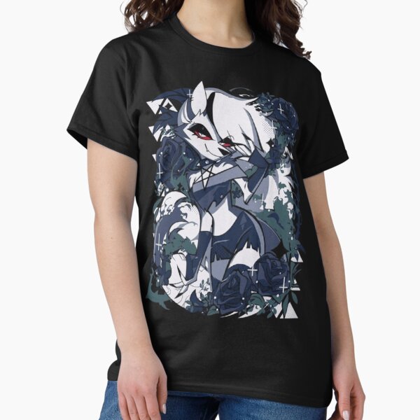 Helluva Boss Loona Floral Print T-Shirt