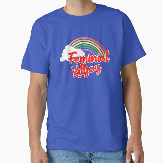 Feminist killjoy retro rainbow T-Shirt
