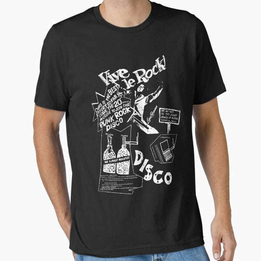 Vintage Look Vive Le Rock. T-Shirt
