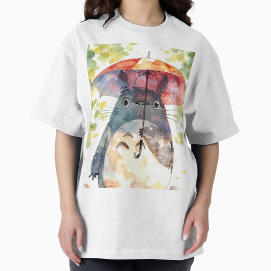 Totoro with umbrella T-Shirt