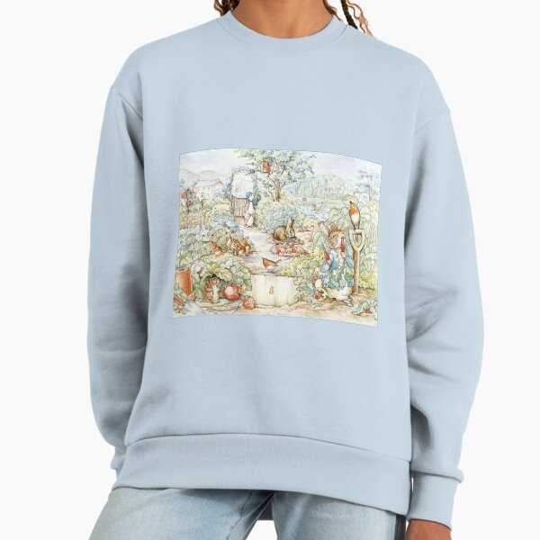 Beatrix Potter Storybook Characters in Garden Sweatshirt