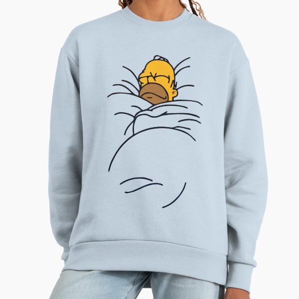 Homer tucked in sleeping Sweatshirt