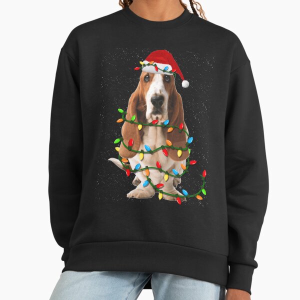 Basset Hound Christmas Basset Hound Dog Sweatshirt