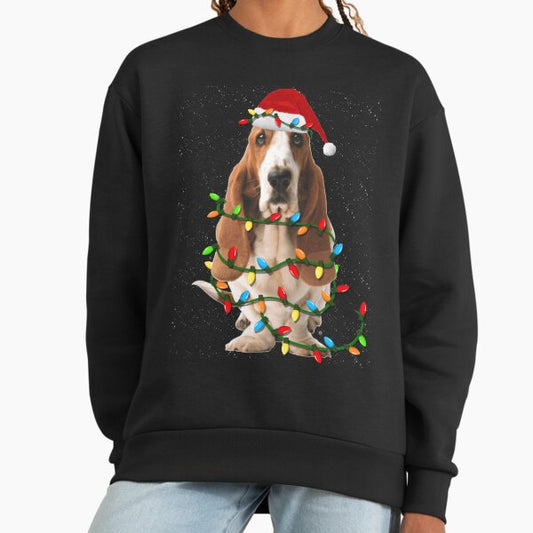 Basset Hound Christmas Basset Hound Dog Sweatshirt