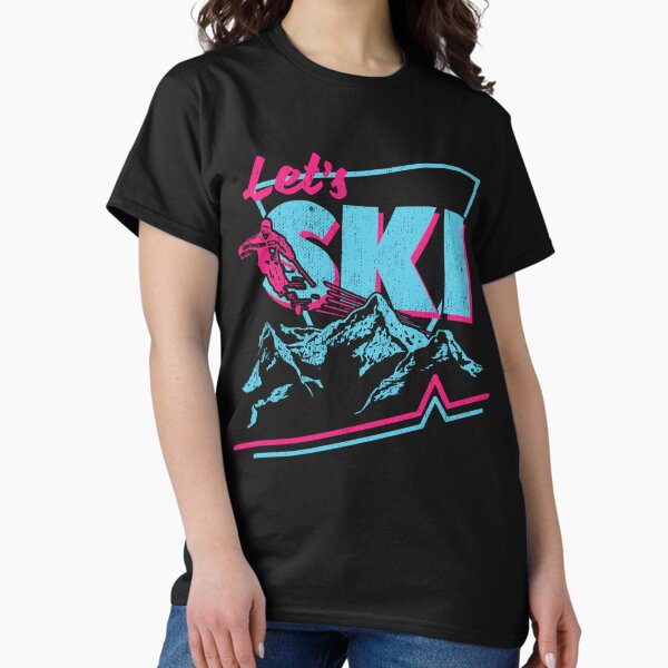 Vintage Ski Outfit 80s 90s Retro Sports Crewneck T-Shirt