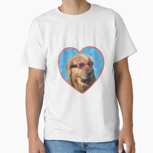 Swimming Goggle Dog T-Shirt