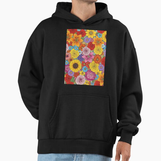 INTRICATE FLORAL PRINTS Hoodie
