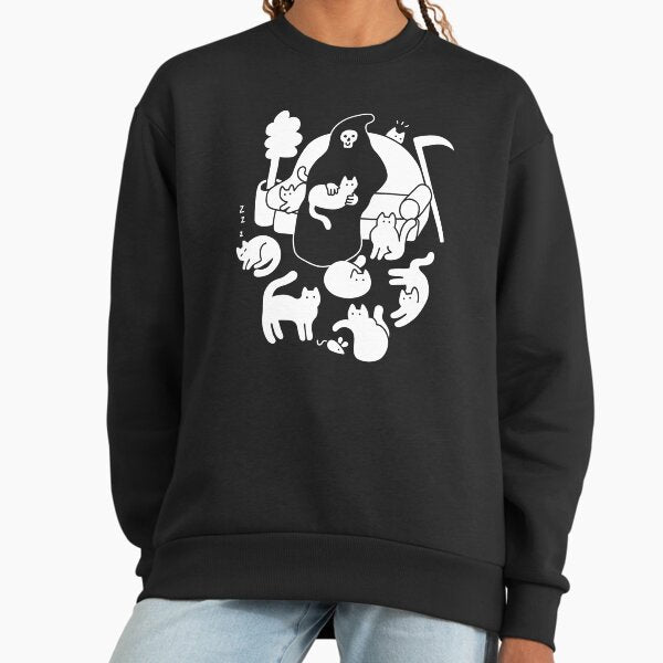 Death and His Cats Sweatshirt