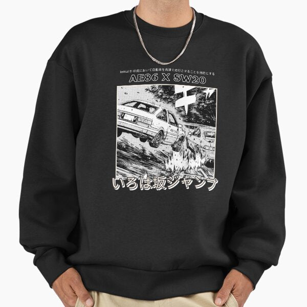 AE86 vs SW20 IROHAZAKA Jump Sweatshirt