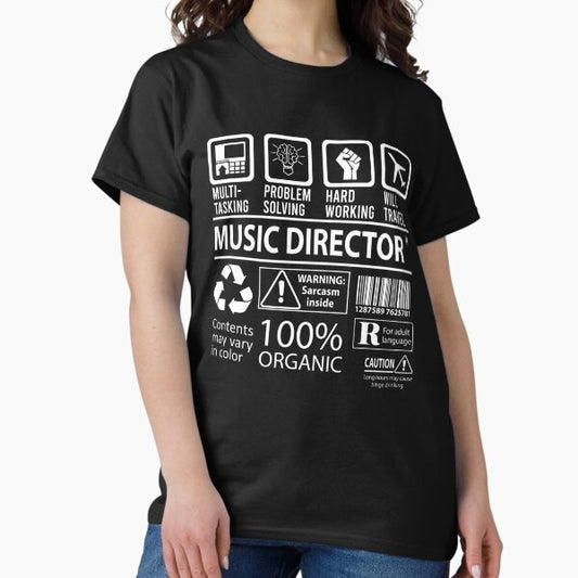 Music director - multitasking certified job item T-Shirt