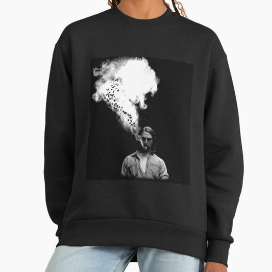 Rustin Cohle from True Detective Smoking a Cigarette Sweatshirt