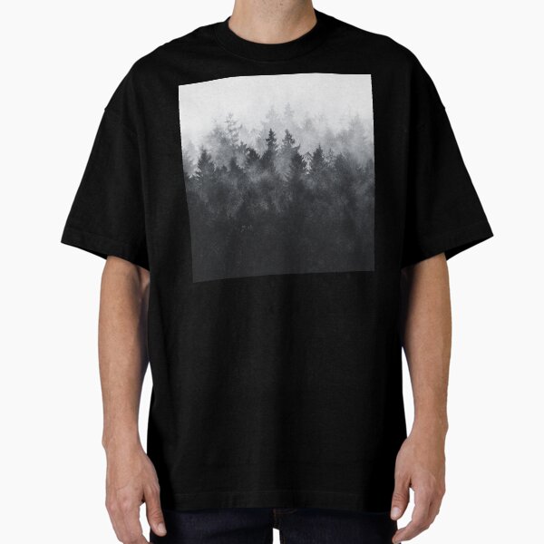 The Heart Of My Heart // Midwinter Blues Gothic Ravencore Forest With Cascadia Trees Covered In Magic Fog T-Shirt