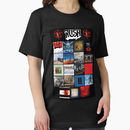 All Album Posters Rushband Completed T-Shirt