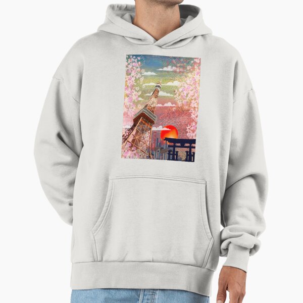Tokyo Tower in Spring Hoodie