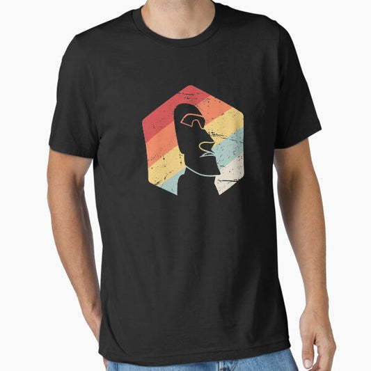 Tiki Bar / Easter Island Head Moai - Vintage T-Shirt