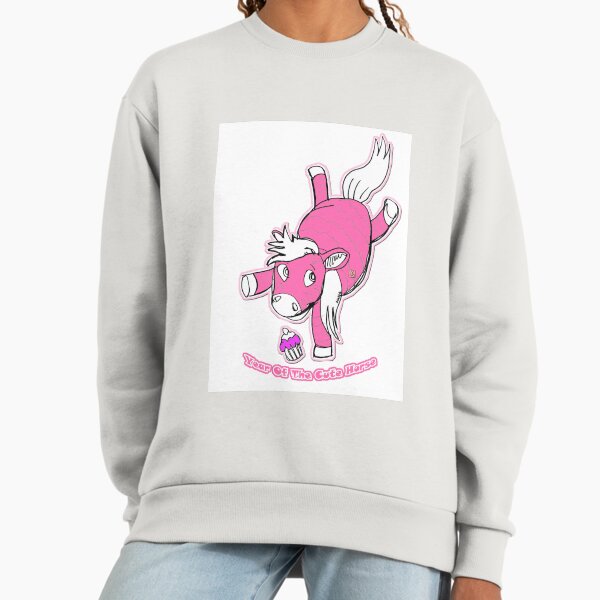 Year Of The Cute Horse (Drawing by ACCI) Sweatshirt