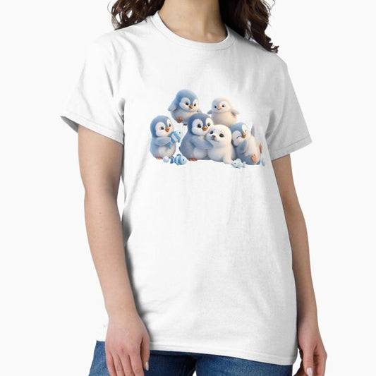 Baby Penguins and Seal Pup T-Shirt