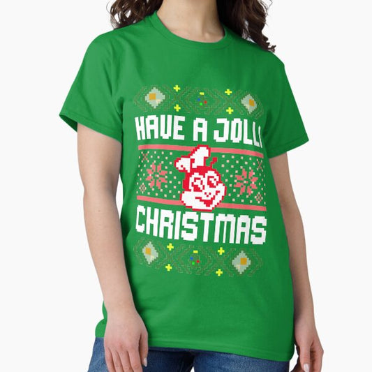 Have a Jolli Christmas - Pixelated T-Shirt