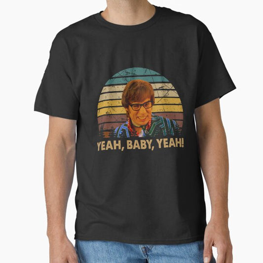 Austin Powers character painting yeah baby T-Shirt