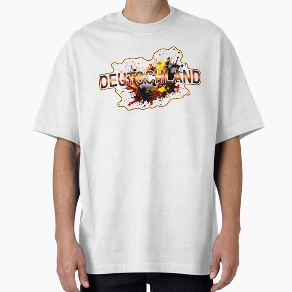 Germany Football Color Explosion Red Yellow Black T-Shirt